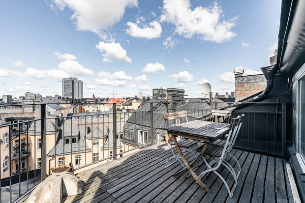 Фотография: Терраса в стиле Скандинавский, Квартира, Советы, 40-60 метров – фото на INMYROOM