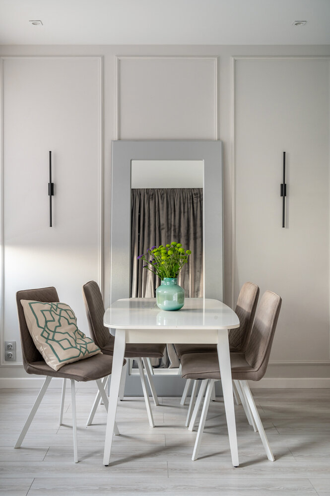 Фотография: Кухня и столовая в стиле Современный, Малогабаритная квартира, Квартира, Проект недели, до 40 метров – фото на INMYROOM Фотография: Кухня и столовая в стиле Современный, Малогабаритная квартира, Квартира, Проект недели, до 40 метров – фото на INMYROOM