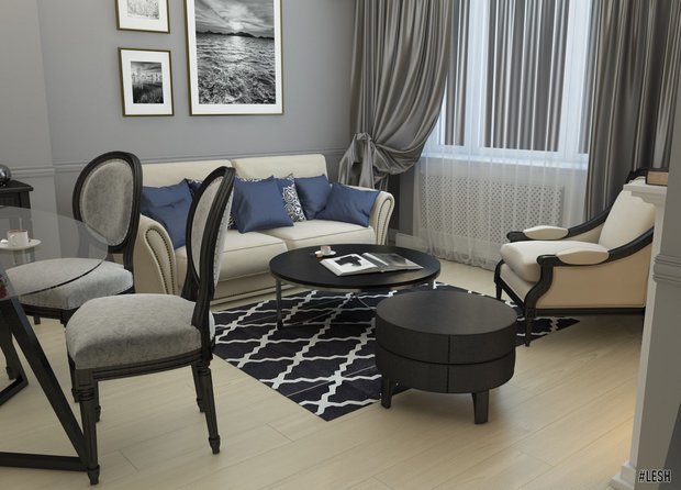 Фото из портфолио Sestroretsk -100 м. – фотографии дизайна интерьеров на INMYROOM
