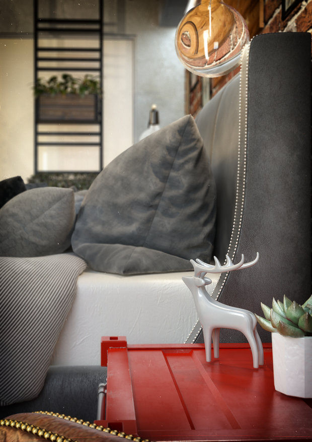 Фотография: Декор в стиле Лофт, Квартира, Проект недели, Москва, Ольга Райская, Монолитный дом, 2 комнаты, 60-90 метров – фото на INMYROOM