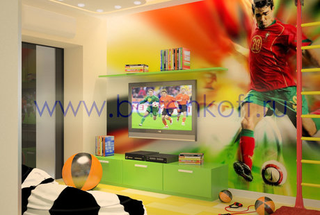  Дизайн проект детской в современном стиле от дизайн студии Батенькофф 