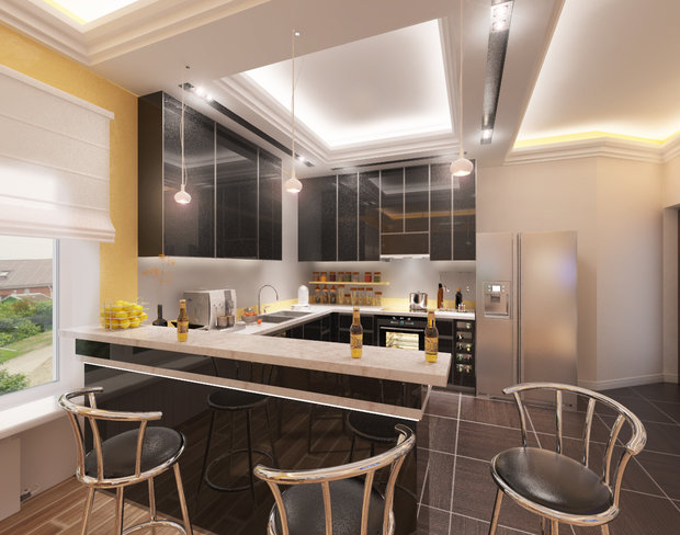 Фото из портфолио Дизайн-проект – фотографии дизайна интерьеров на INMYROOM