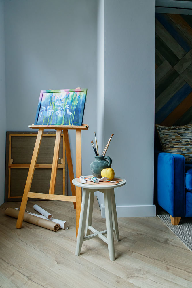 Фотография: Гостиная в стиле Современный, Малогабаритная квартира, Квартира, Проект недели, Химки, 1 комната, 2 комнаты, до 40 метров, Татьяна Масленникова – фото на INMYROOM