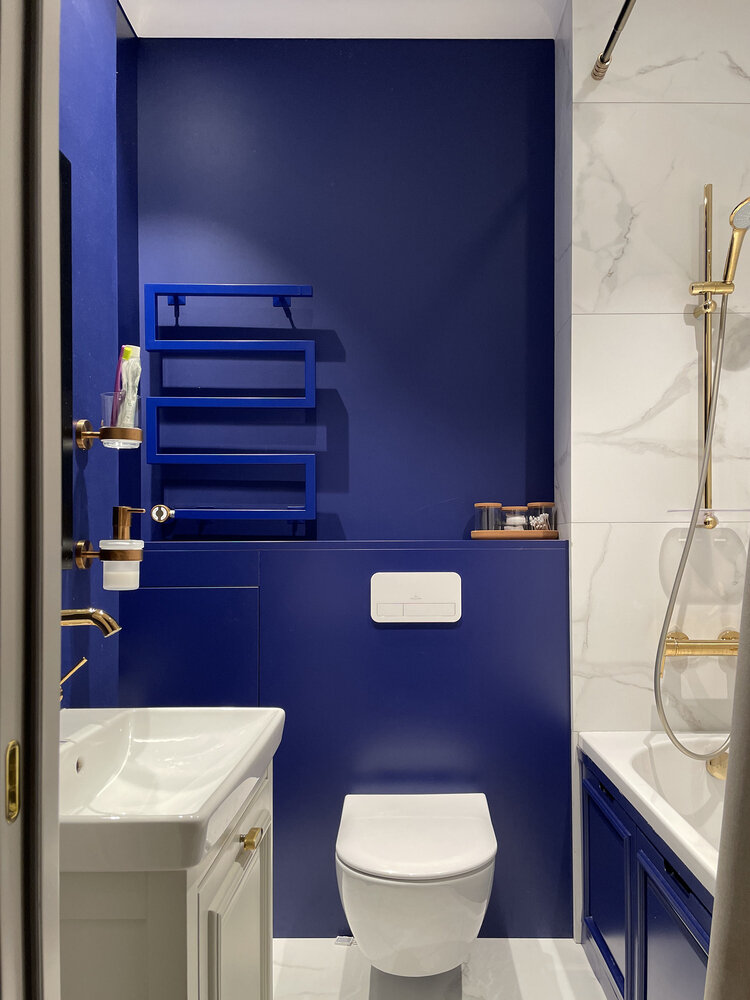 Фотография: Ванная в стиле Современный, Квартира, Проект недели, Москва, 3 комнаты, 40-60 метров, Никита Ковалев – фото на INMYROOM Фотография: Ванная в стиле Современный, Квартира, Проект недели, Москва, 3 комнаты, 40-60 метров, Никита Ковалев – фото на INMYROOM