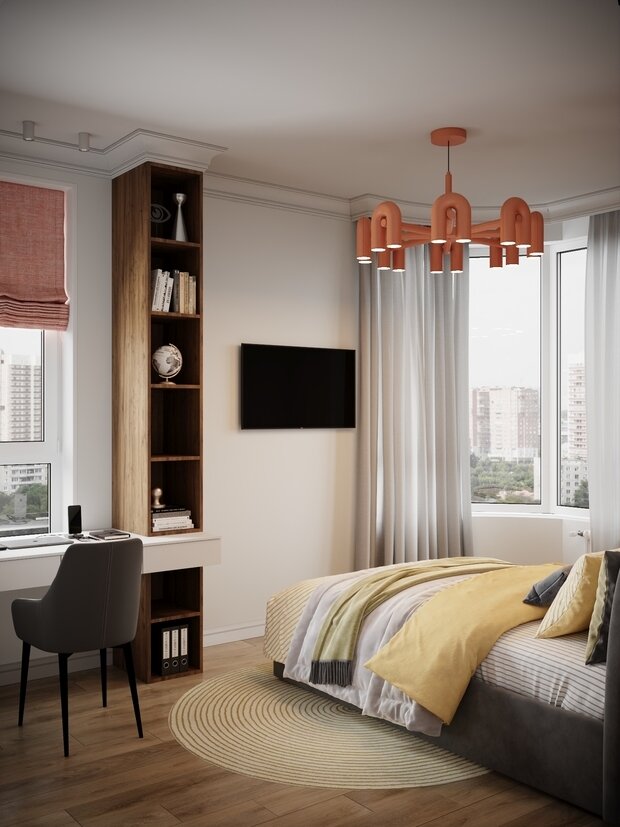 Фото из портфолио Квартира в ЖК «Символ», 90 м² – фотографии дизайна интерьеров на INMYROOM