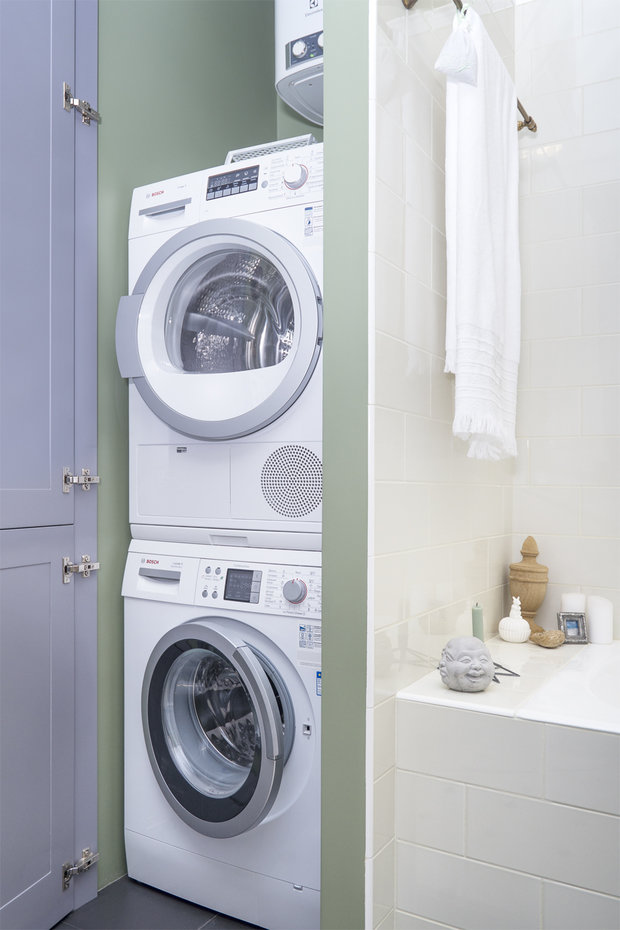 Фотография: Ванная в стиле Прованс и Кантри, Современный, Квартира, Проект недели, Москва, Герой InMyRoom, Zi-Design Interiors, видео, Ирина Чистякова, новостройка, Монолитный дом, 2 комнаты, 60-90 метров – фото на INMYROOM