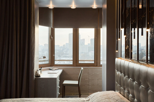 Фотография: Спальня в стиле Лофт, Современный, Квартира, Дома и квартиры, Проект недели, Москва – фото на INMYROOM