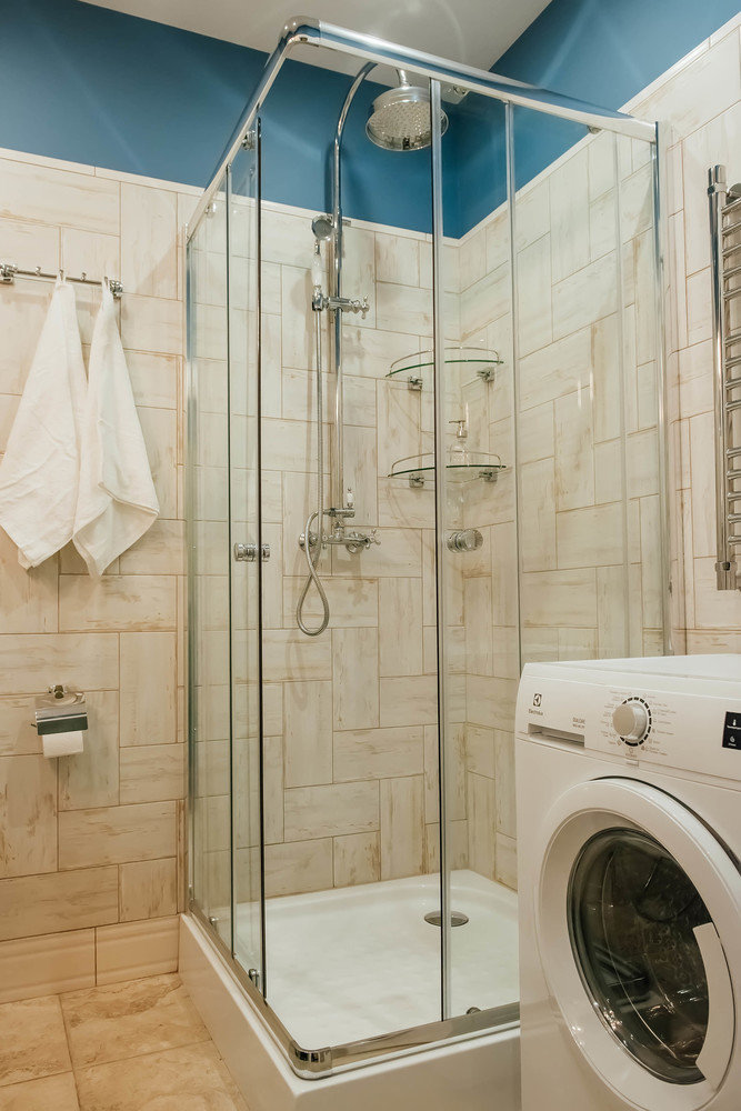 Фотография: Ванная в стиле Прованс и Кантри, Квартира, Проект недели, Сочи, 2 комнаты, 40-60 метров, Монолитно-кирпичный, Красная Поляна, Максим Нода, Номакс, ЖК «Катерина Альпик» – фото на INMYROOM Фотография: Ванная в стиле Прованс и Кантри, Квартира, Проект недели, Сочи, 2 комнаты, 40-60 метров, Монолитно-кирпичный, Красная Поляна, Максим Нода, Номакс, ЖК «Катерина Альпик» – фото на INMYROOM