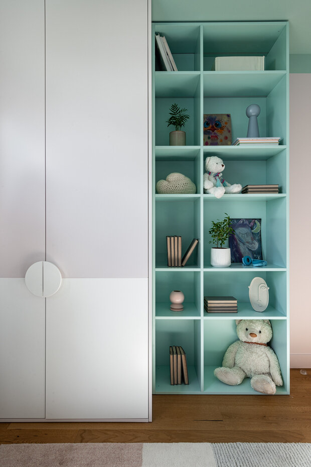 Фотография: Детская в стиле Современный, Квартира, Проект недели, Москва, И-522А, Панельный дом, 3 комнаты, 60-90 метров, Вера Шеверденок – фото на INMYROOM