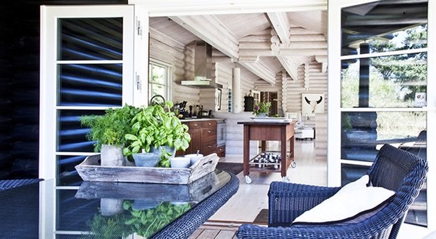 Фото из портфолио Бревенчатый дом – фотографии дизайна интерьеров на INMYROOM