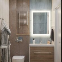 Фото из портфолио Ванная 3,2 м2 – фотографии дизайна интерьеров на INMYROOM