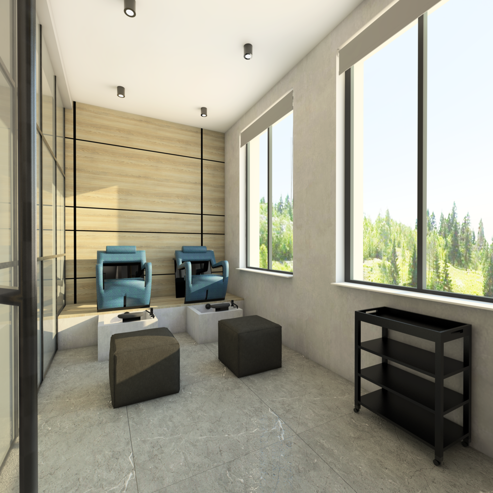 Фото из портфолио Спа-салон Онежское озеро – фотографии дизайна интерьеров на INMYROOM Фото из портфолио Спа-салон Онежское озеро – фотографии дизайна интерьеров на INMYROOM