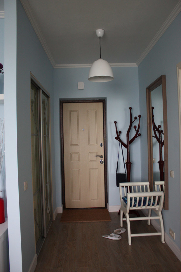 Фотография: Прихожая в стиле Современный, Малогабаритная квартира, Квартира, Дома и квартиры, Ремонт – фото на INMYROOM