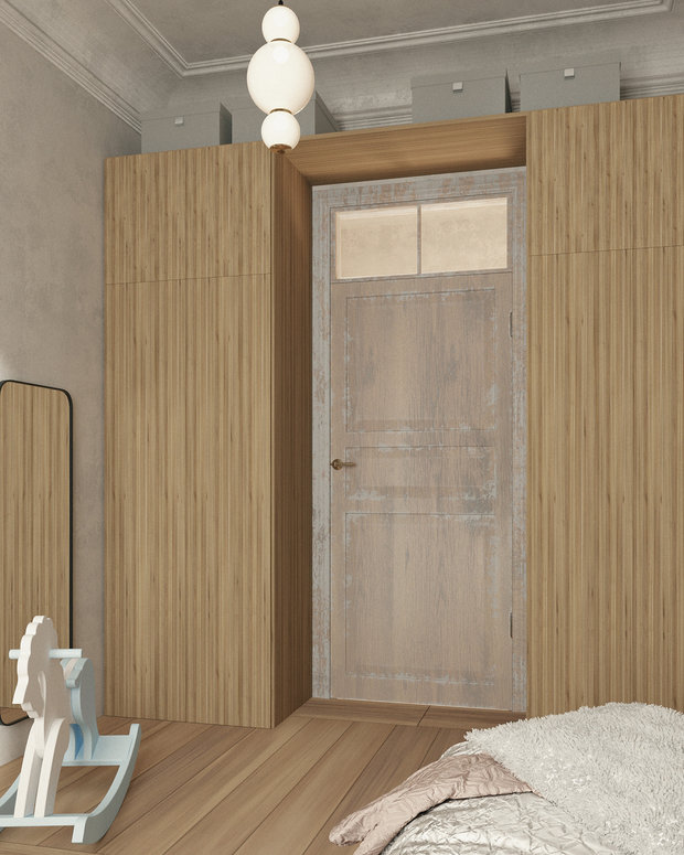 Фотография: Детская в стиле Эклектика, Квартира, Проект недели, Санкт-Петербург, 3 комнаты, Более 90 метров, Дарья Лёхова – фото на INMYROOM