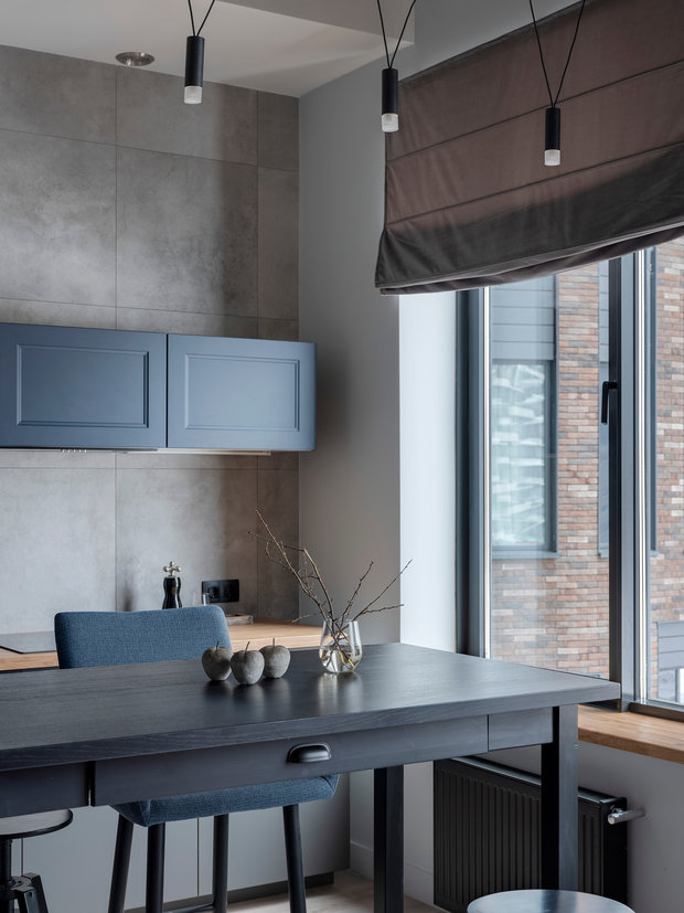 Фотография: Кухня и столовая в стиле Минимализм, Современный, Квартира, Студия, Проект недели, Москва, до 40 метров, Светлана Пичугина – фото на INMYROOM