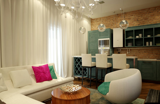 Фото из портфолио 1 К. КВАРТИРА В СТИЛЕ  ЛОФТ, М. КРАСНОСЕЛЬСКАЯ – фотографии дизайна интерьеров на INMYROOM