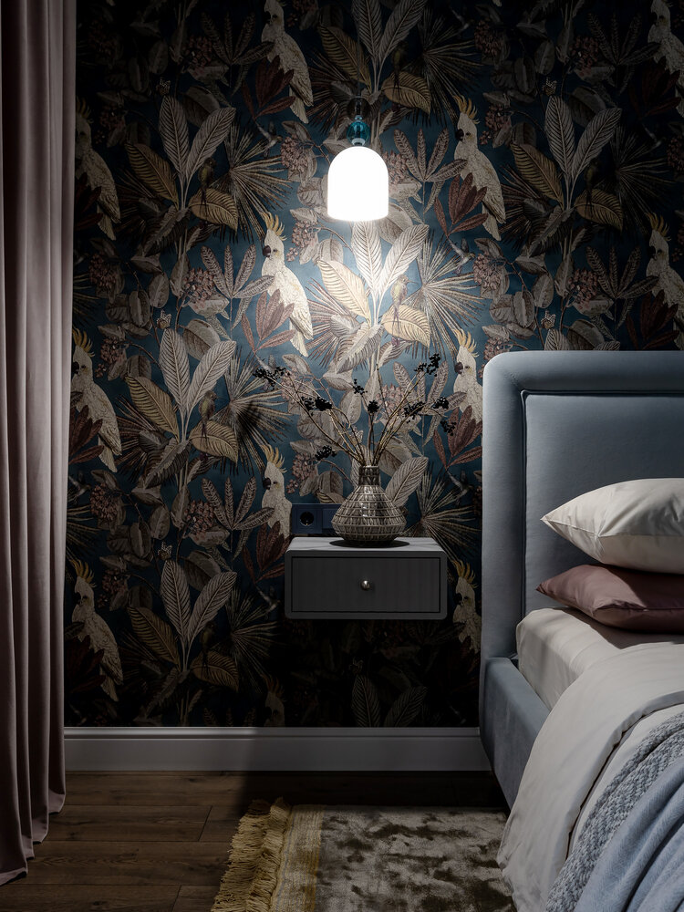 Фотография: Спальня в стиле Современный, Эклектика, Квартира, Проект недели, Минск, Блочный дом, 3 комнаты, 60-90 метров, Екатерина Кузькова – фото на INMYROOM