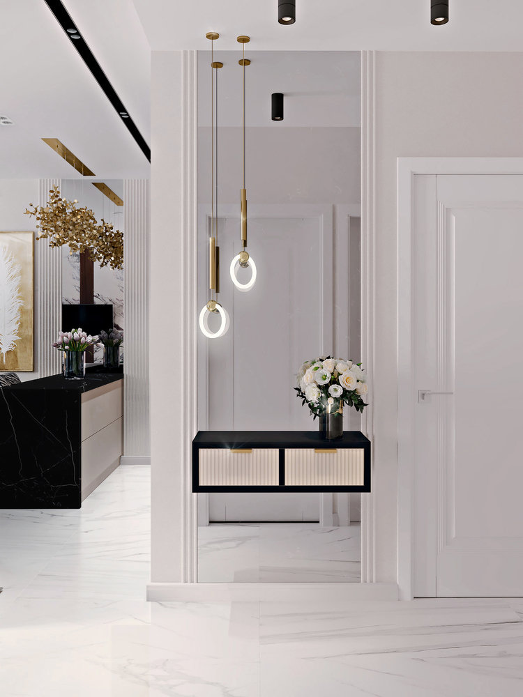 Фотография: Прихожая в стиле Современный, Классический, Квартира, Проект недели, Москва, 3 комнаты, 60-90 метров, Александра Гартке – фото на INMYROOM Фотография: Прихожая в стиле Современный, Классический, Квартира, Проект недели, Москва, 3 комнаты, 60-90 метров, Александра Гартке – фото на INMYROOM