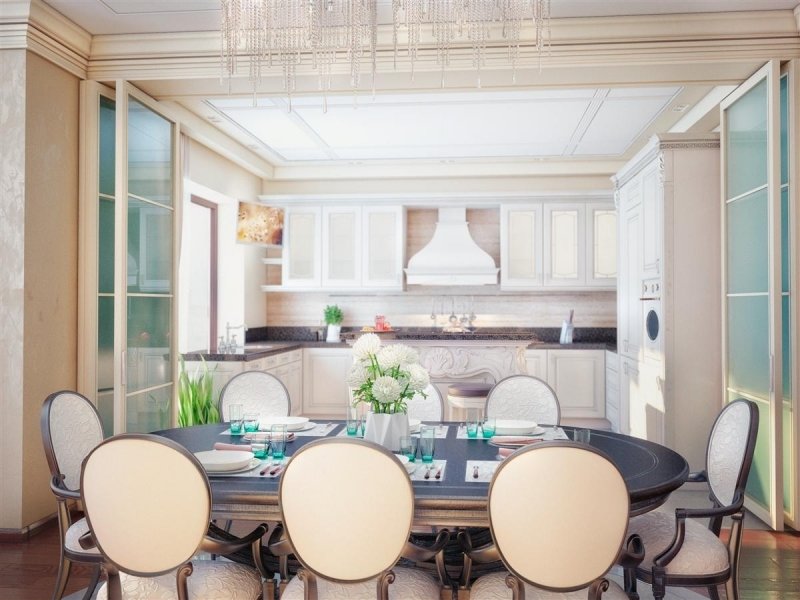 Фото из портфолио Интерьер квартиры в г. Тюмень в классическом стиле. – фотографии дизайна интерьеров на INMYROOM Фото из портфолио Интерьер квартиры в г. Тюмень в классическом стиле. – фотографии дизайна интерьеров на INMYROOM