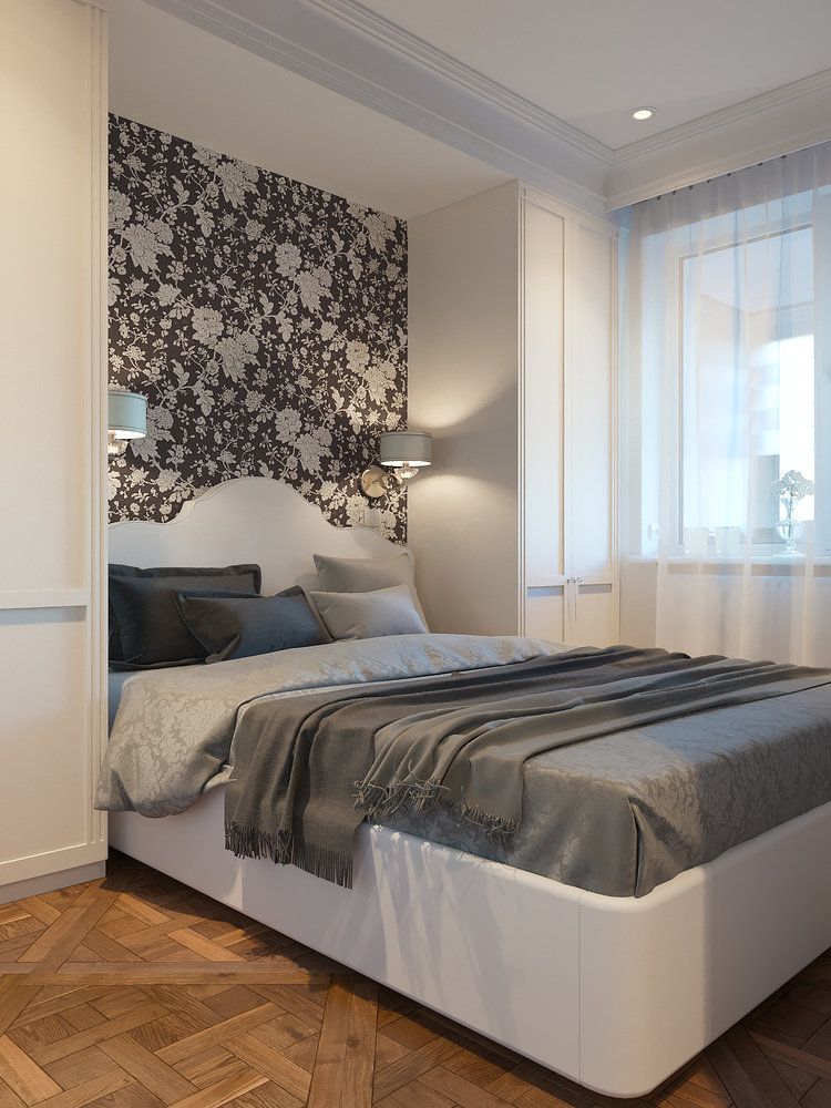 Фотография: Спальня в стиле Скандинавский, Современный, Малогабаритная квартира, Квартира, Студия, Москва, Даниил Щепанович, Анна Щепанович, Cubiq Studio, Монолитный дом, до 40 метров, энциклодпедия_малогабаритка – фото на INMYROOM