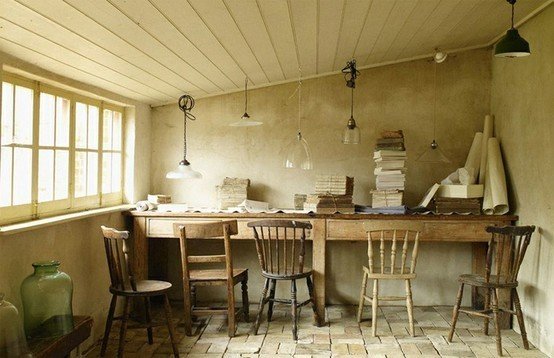Фотография: Офис в стиле Прованс и Кантри, Классический, Современный – фото на INMYROOM