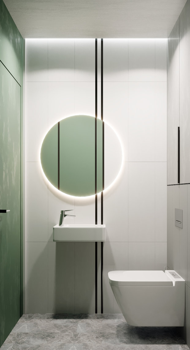 Фото из портфолио Зеленая грань – фотографии дизайна интерьеров на INMYROOM