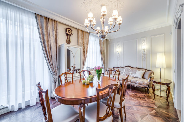 Фото из портфолио Воздушная Классика – фотографии дизайна интерьеров на INMYROOM