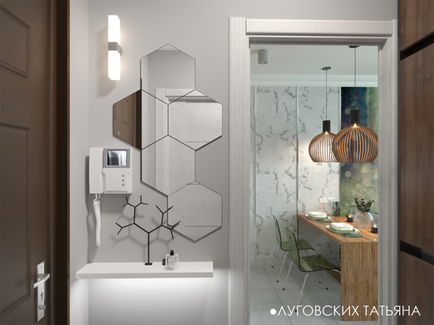 Фото из портфолио квартира студия 29 м2 – фотографии дизайна интерьеров на INMYROOM