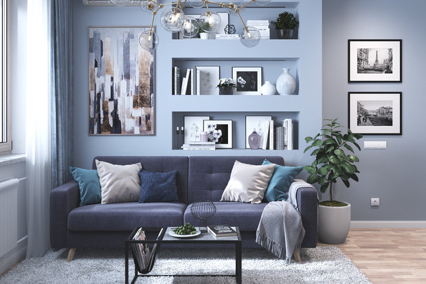 Фото из портфолио Для счастливой жизни. Проект интерьера квартиры 90 м2. – фотографии дизайна интерьеров на INMYROOM