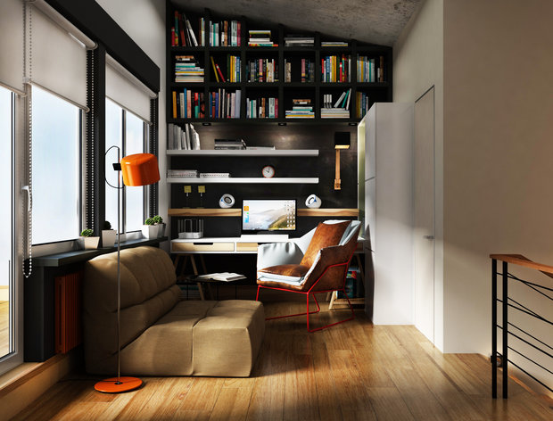 Фото из портфолио Industrial style – фотографии дизайна интерьеров на INMYROOM