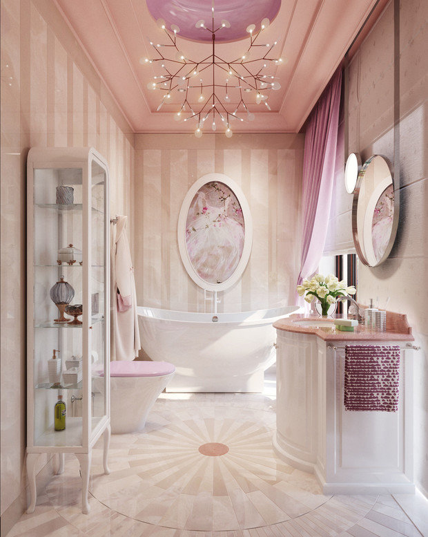 Фото из портфолио Розовое облако – фотографии дизайна интерьеров на INMYROOM