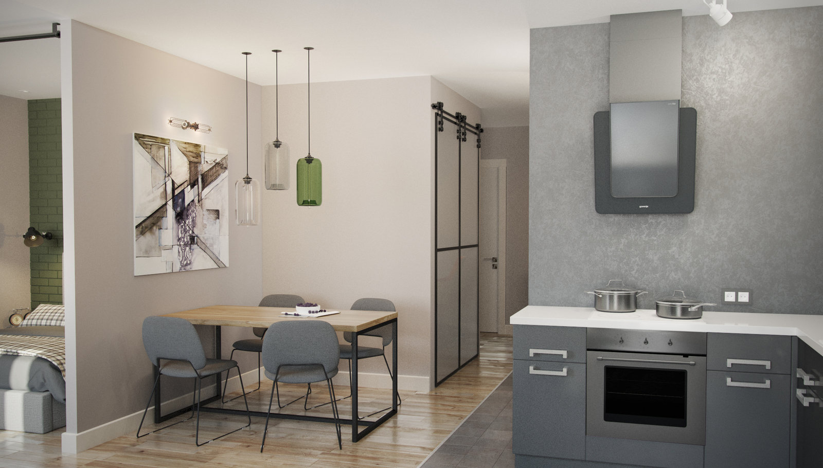 Фотография: в стиле , Лофт, Скандинавский, Эклектика, Квартира, Россия, Проект недели, Пушкин, Татьяна Воронцова, Монолитный дом, 4 и больше, 60-90 метров – фото на INMYROOM