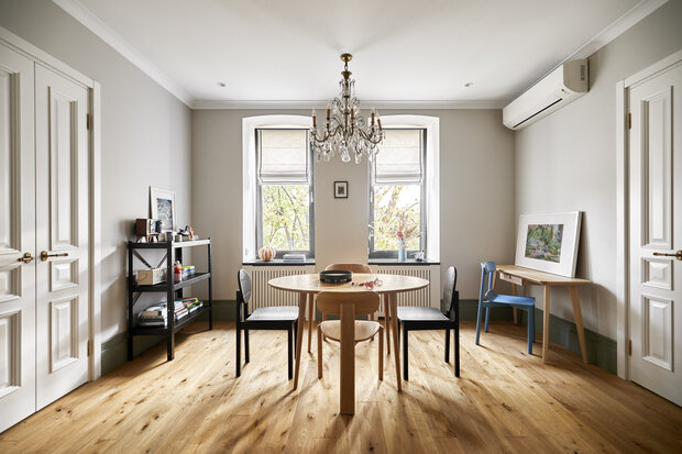 Фотография: Кухня и столовая в стиле Современный, Минимализм, Квартира, Проект недели, Санкт-Петербург, Кирпичный дом, 3 комнаты, 60-90 метров, DSGN HUB, Винтажный – фото на INMYROOM