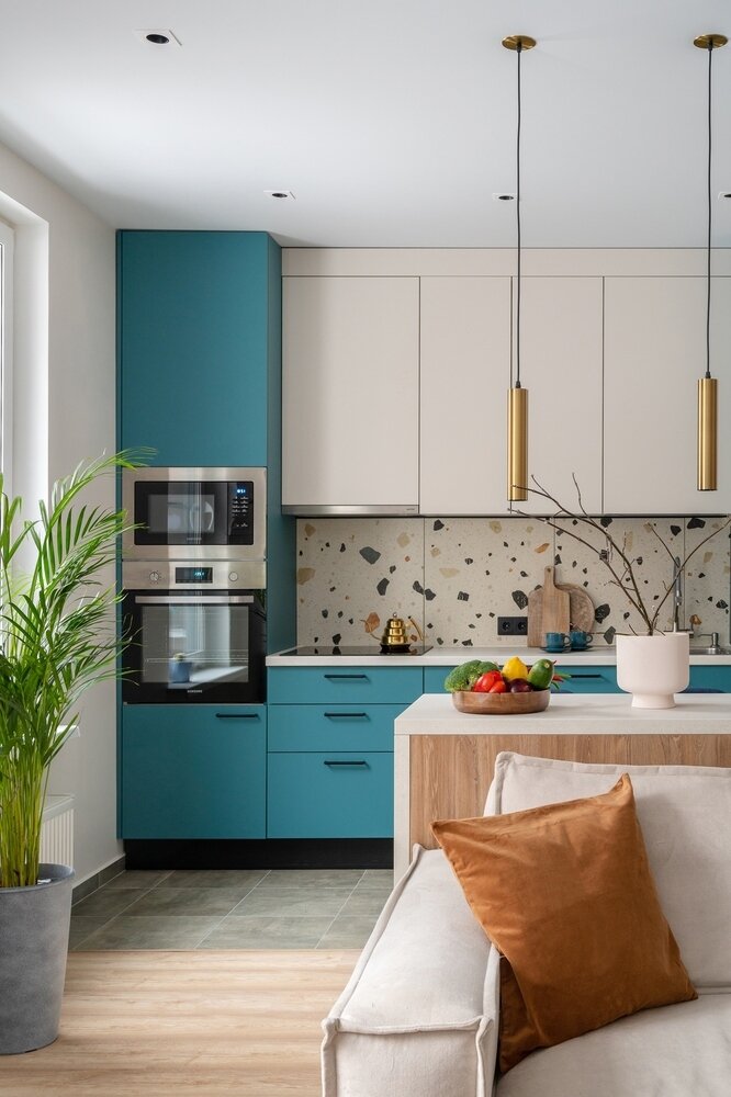 Фотография: Кухня и столовая в стиле Современный, Квартира, Проект недели, Красногорск, Монолитный дом, 4 и больше, 60-90 метров, Александра Гаевская – фото на INMYROOM