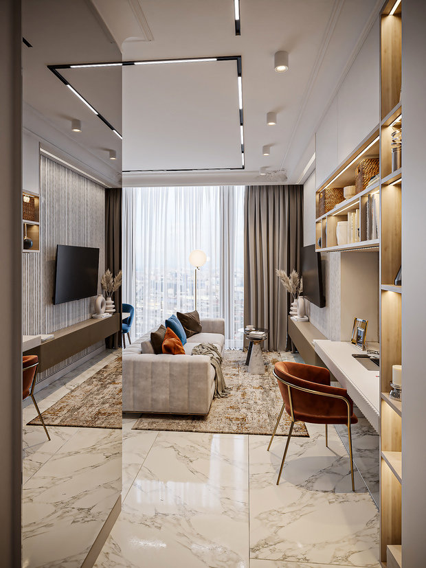 Фото из портфолио Квартира в NEVA TOWERS – фотографии дизайна интерьеров на INMYROOM