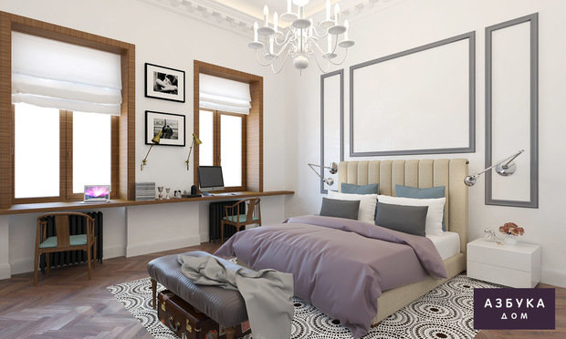 Фото из портфолио Квартира на наб. Макарова – фотографии дизайна интерьеров на INMYROOM