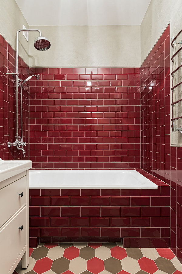 Фотография: Ванная в стиле Современный, Эклектика, Квартира, Проект недели, Минск, Сталинка, 2 комнаты, 60-90 метров, Алена Ерашевич – фото на INMYROOM