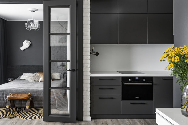 Фото из портфолио Квартира для молодой девушки   с элементами этники. – фотографии дизайна интерьеров на INMYROOM