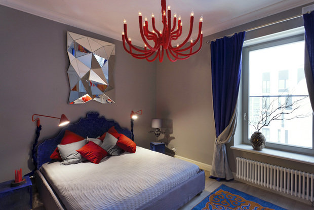 Фотография: Спальня в стиле Хай-тек, Классический, Квартира, Дома и квартиры, Проект недели – фото на INMYROOM