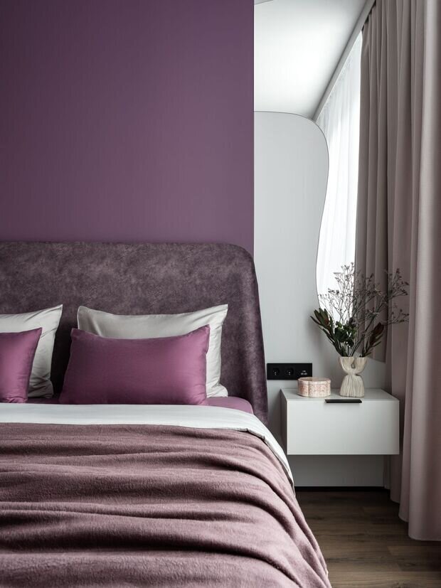 Фотография: Спальня в стиле Современный, Минимализм, Малогабаритная квартира, Квартира, Проект дня, Санкт-Петербург, 1 комната, 40-60 метров, Студия 3302 – фото на INMYROOM