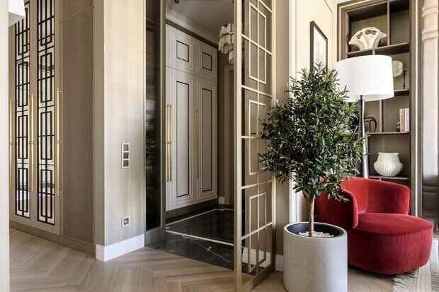 Фото из портфолио Ветвь оливы и бархата – фотографии дизайна интерьеров на INMYROOM