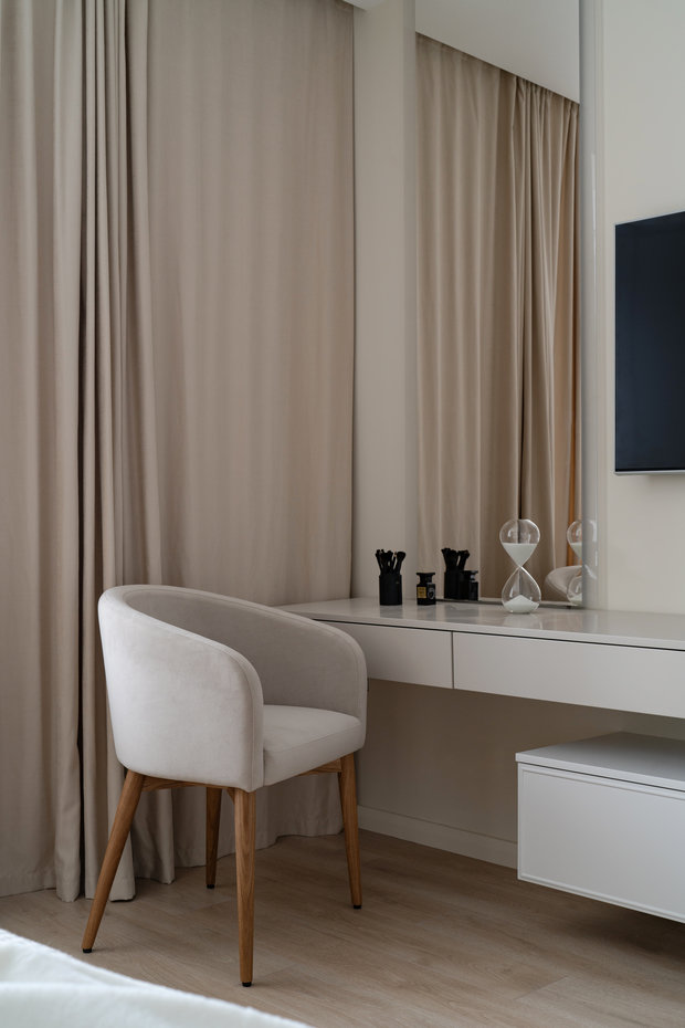 Фотография: Спальня в стиле Современный, Квартира, Проект недели, Санкт-Петербург, 2 комнаты, 40-60 метров, Lublianova.design, Юлия Люблянова – фото на INMYROOM