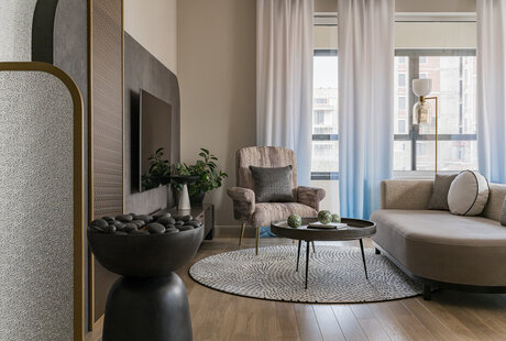 Впечатление. Интерьер в стиле Моне – реализованный проект для состоявшейся пары врачей