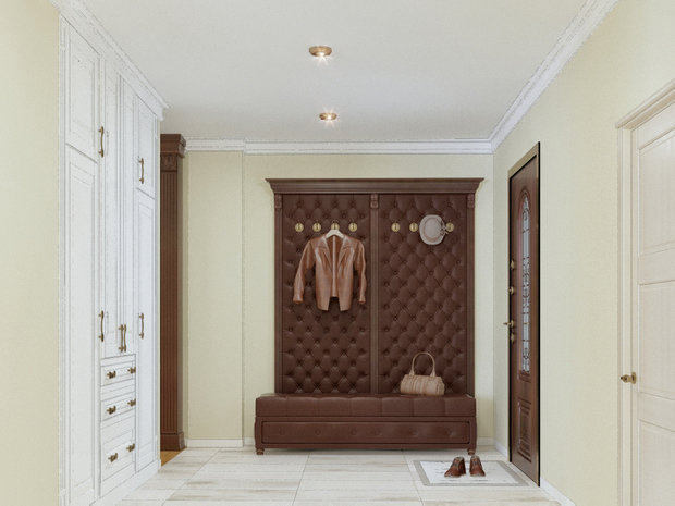 Фото из портфолио Квартира в зеленом – фотографии дизайна интерьеров на INMYROOM
