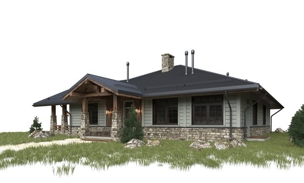 Фото из портфолио Home in the Woods дома – фотографии дизайна интерьеров на INMYROOM