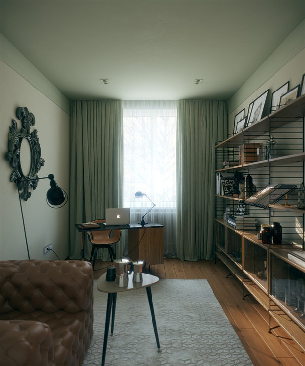 Фотография: Офис в стиле Современный, Эклектика, Квартира, BoConcept, KARE Design, Дома и квартиры, Проект недели, Kartell – фото на INMYROOM