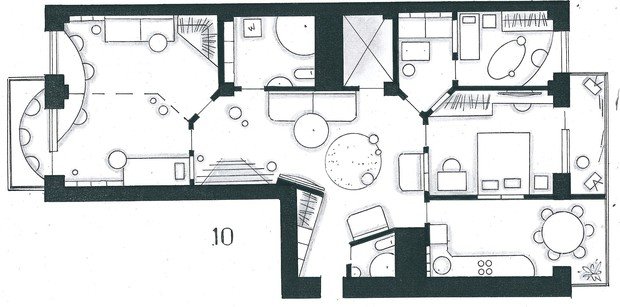 Фото из портфолио Мои перепланировки – фотографии дизайна интерьеров на INMYROOM