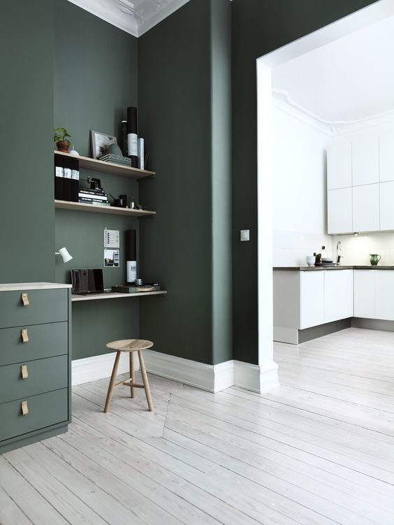 Фото из портфолио Цвет Bohemian green – фотографии дизайна интерьеров на INMYROOM
