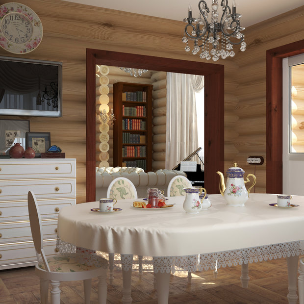 Фото из портфолио Дом пос. Удальцово. Ленинградская область – фотографии дизайна интерьеров на INMYROOM