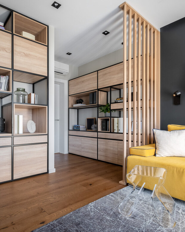 Фотография: Кабинет в стиле Современный, Квартира, Проект недели, Московская область, 3 комнаты, Более 90 метров, Александр Дмитрук – фото на INMYROOM